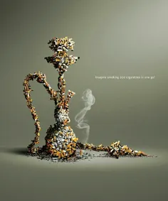تصور کنید 200 سیگار را با هم بکشید!