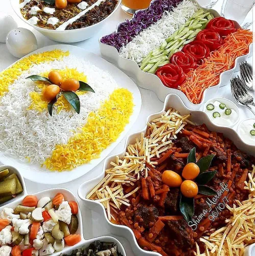 چیدمان میز دیزاین غذا خوراکی ایده