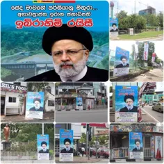 نصب بنر در سرتاسر شهر کلمبو، پایتخت سریلانکا با عنوان «خد