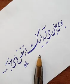 بوی جان می آید اینک از نفس های بهار...