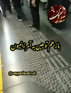 🎥کشف گونه نادری از موجودات دو پا در متروی تهران که ادای م