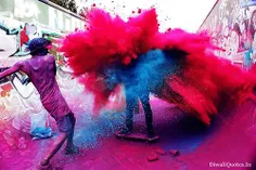 جشنواره رنگ در هند