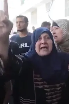 صحبت‌های مادر شهید فلسطینی در میان گریه برای فرزندش: «عزی