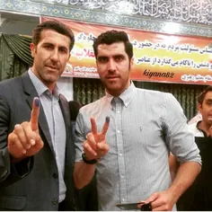 نامبروان وبهنام محمودی بعد از رای دادن