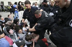 💠حمله پلیس آلمان به دانشجویان معترض حامی غزه در برلین💠