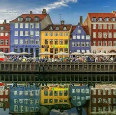 تصویری زیبا از کپنهاگ پایتخت رنگارنگ دانمارک از زیباترین 