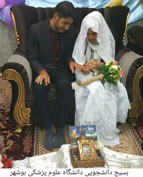 ازدواج یکی از جهادگران گروه جهادی شهید ابراهیم هادی بسیج 