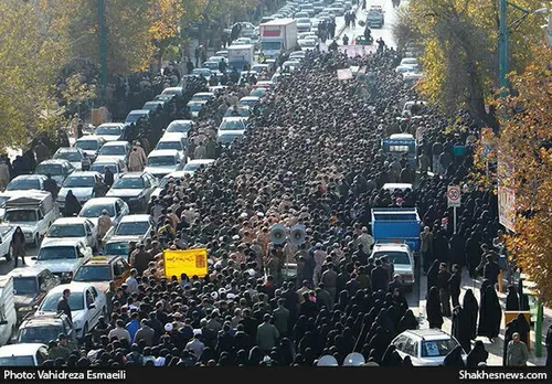 تشیع با شکوه شهید حمید سیاهکلی مرادی