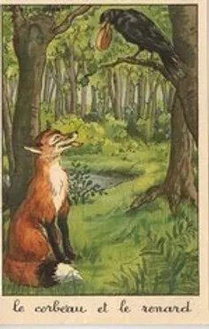 روباه و زاغ