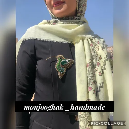 آدرس اینستاگرام:@monjooghak handmade جواهردوزی دستسازه گل