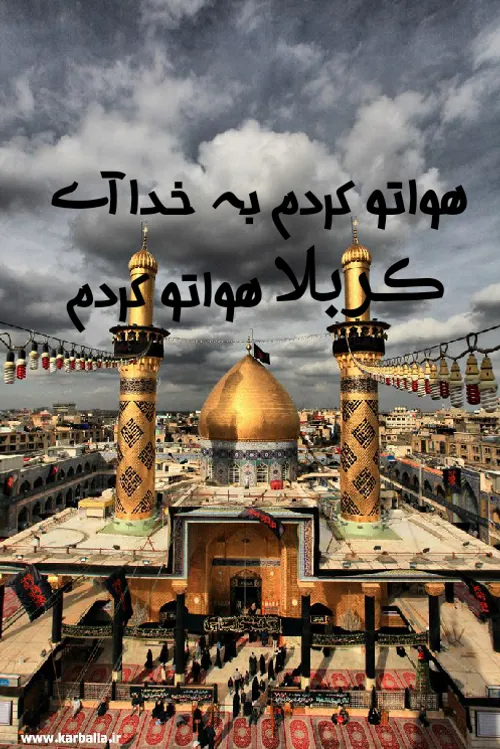 انشالله قسمت هممون بشه ضریح اقا امام حسین