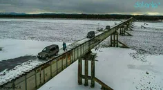 نمایی از "#پل کاندینسکی" #خطرناک_ترین پل جهان در #روسیه 