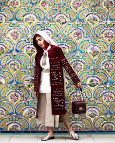 هنر رنگ دیوار و لباس ایرانی #arti