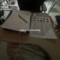 pov:  when you go to school in the morning