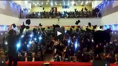 مراسم جشن پایان سال یکی از مدارس یزد در سینما دانش آموز ی