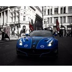 Rolling in pack on the streets of London! #Ferrari #f12td