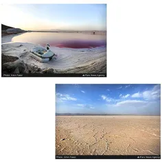 خشک شدن دریاچه مهارلو