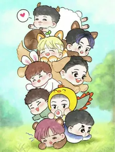 #fanArt💕 ☁ ️😄  #exo #exo_my_planet