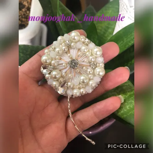 آدرس اینستاگرام:@monjooghak handmade جواهردوزی دستسازه گل