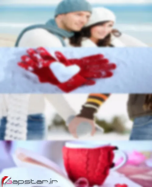 مجموعه عکس های بی نظیر عاشقانه دختر و پسر در برف زمستون .