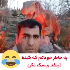 به خاطر خودتم که شده اینقد ریسک نکن 😂