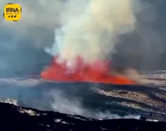 لحظه هولناک فوران آتشفشان کیلاویا در هاوایی