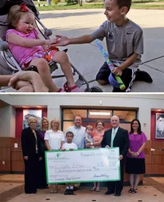 این #پسر بچه ۸ ساله جایزه‌ی هزار دلاری خود را به دختر کوچ