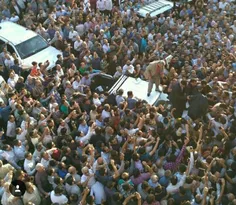 استقبال باشکوه مردم قزوین از دکتر احمدی نژاد . هم اکنون