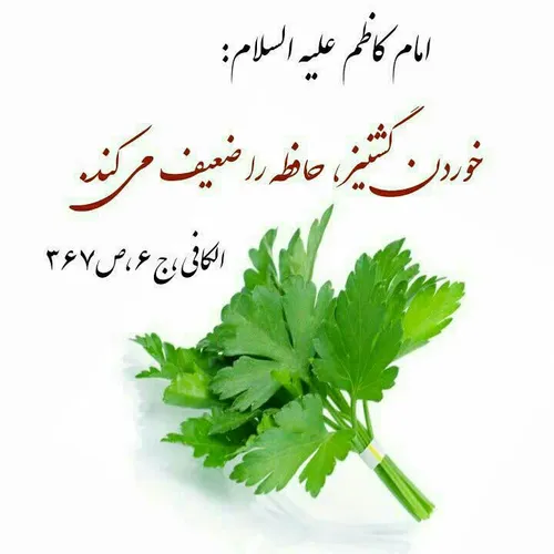 سبزی گشنیز 👆