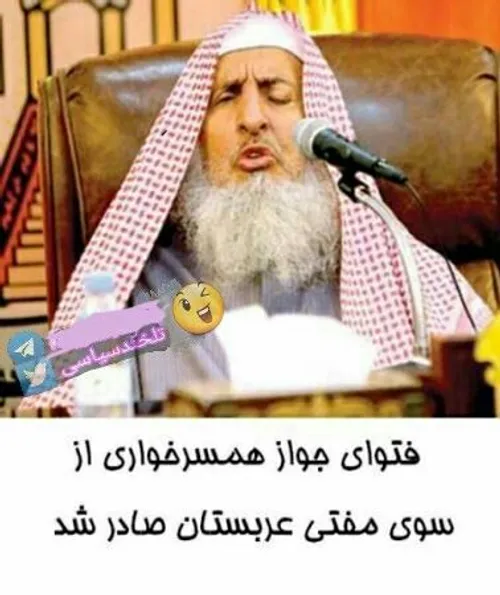 📛 فتوای همسرخواری از سوی مفتی عربستان صادر شد 😳