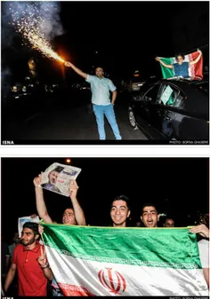 جشن توافق هسته ای در خیابان های ایران (12)