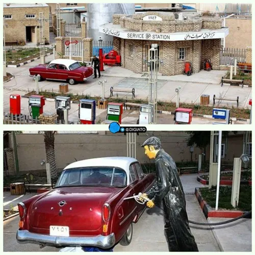 موزه بنزین خانه آبادان به عنوان نخستین پمپ بنزین کشور در 