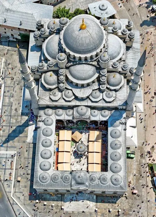 نمایی از مسجدی در ترکیه
