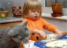 داریم باهم کیک درست می کنیم....