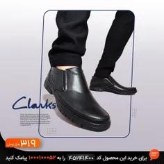 🔸 کفش مجلسی مشکی مردانه Clarks مدل 1400 