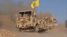 تلألو پرچم طلایی پرافتخار حزب الله در نبرد منطقه #عرسال ل
