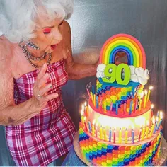 #grandmother#happy#birthday#cake#90#luxury