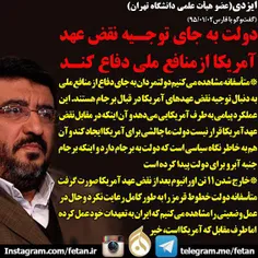 فواد ایزدی عضو هیأت علمی دانشگاه تهران در گفت‌وگو با خبرن