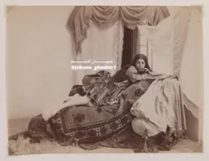تصویری از زنان حرمسرای قاجاری