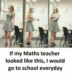 اگه معلم ریاضیم مثل این بود من هرروز مدرسه میرفتم:||||:re