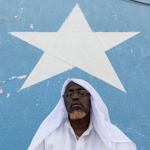 Portrait of a regular taken at the Somali community cente
