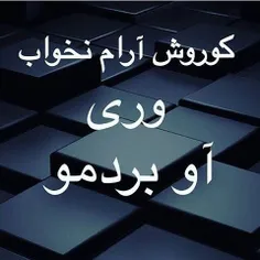 کورش آسوده نخواب.....