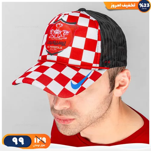 🛍تخفیف کلاه کپ ویژه پرسپولیسی ها