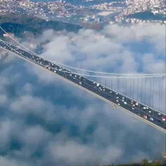 نمایی زیبا از پل بغاز استانبول ترکیه😍