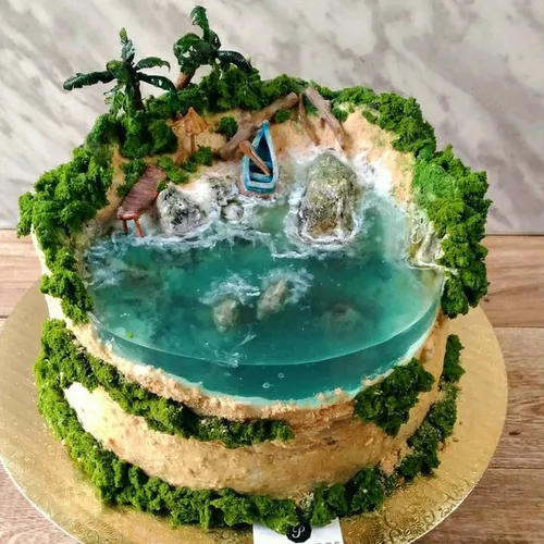 عجیب ترین کیک های خوردنی با طرح هایی از اعماق اقیانوس 🎂🌊