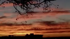 غروب جلوی خونمون.قشنگه؟؟