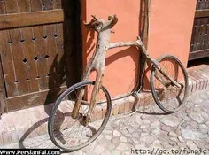 دوچرخه چوبی!!!