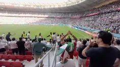 شادی هواداران (تیم ملی فوتبال ایران) در استادیوم