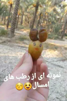 بفرمائید رطب😍 😉 محصول باغمون😋 😄