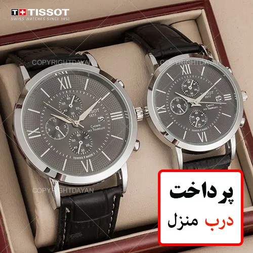 دیدن و سفارش ست ساعت مردانه و زنانه Tissot مدل Lospa (مشک